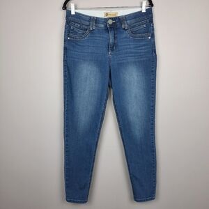 Democracy Ab Technology Light Wash Midrise Ankle Skinny Jeans size 10